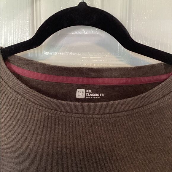 Gap - Big & Tall Men’s - Classic Fit - Brown Pullover Shirt - XXL - Picture 5 of 5